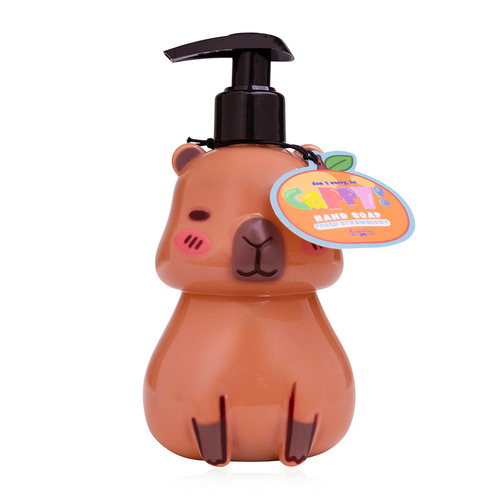 Mydlo na ruky CAPYBARA COLLECTION v dávkovači, 300 ml, vôňa: Čerstvá jahoda