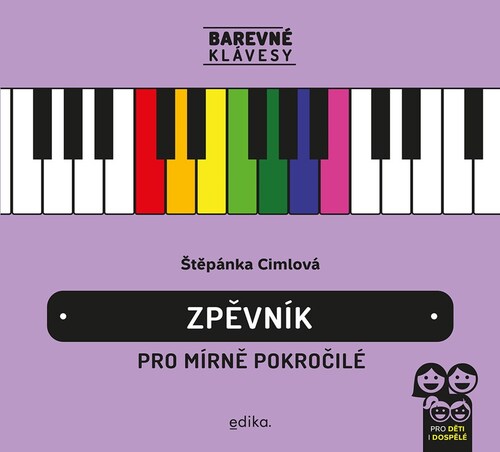 Zpěvník pro mírně pokročilé - Barevné klávesy, 2. vydání