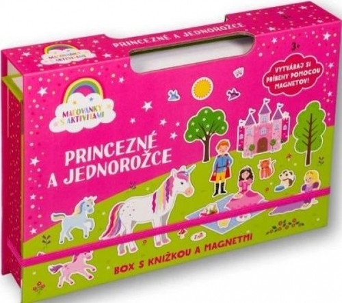 Princezné a jednorožce - Box s knižkou a magnetmi