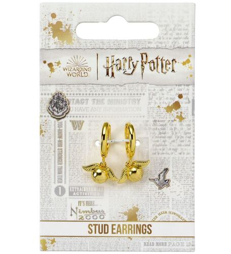 Harry Potter náušnice zlatá strela
