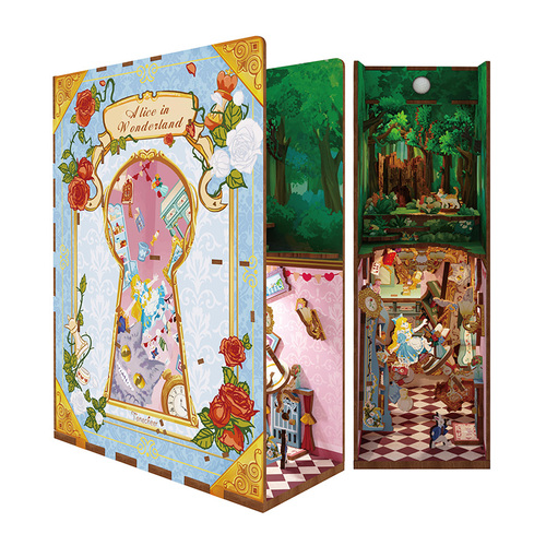 Book Nook - 3D Puzzle - Alica v krajine zázrakov