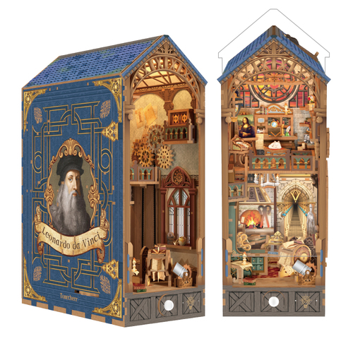 Book Nook - 3D Puzzle - Leonardo Da Vinci