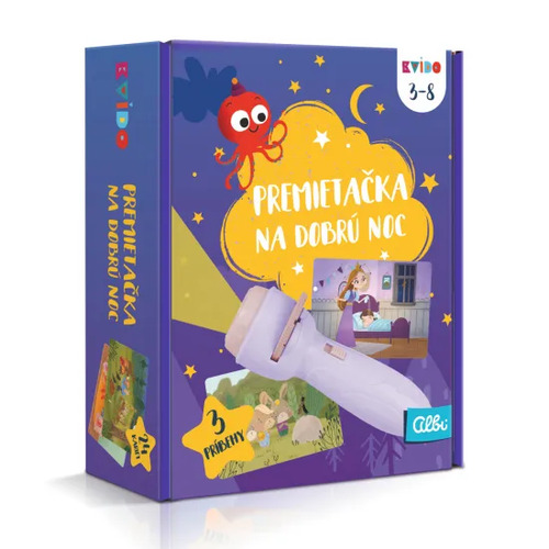 Kvído - Promítačka na dobrú noc SK - fialová