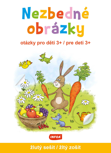 Nezbedné obrázky (otázky pro děti 3+ / otázky pre deti 3+) - žlutý sešit / žltý zošit