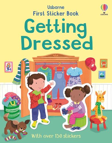 First Sticker Book Getting Dressed
