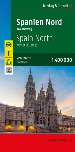 Severné Španielsko, Svätojakubská cesta 1: 400 000 - automapa