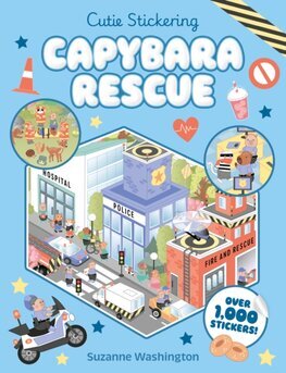 Cutie Stickering 2 Capybara Rescue: The Ultimate Cosy Sticker Book