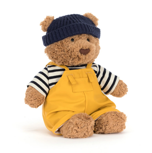 Jellycat Bartholomew Medvedík Fisherman