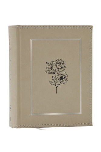 NKJV, Journal the Word Bible, Large Print: Reflect, Journal or Create Art Next to Your Favorite Verses (Stone Leathersoft over board, Red Letter)