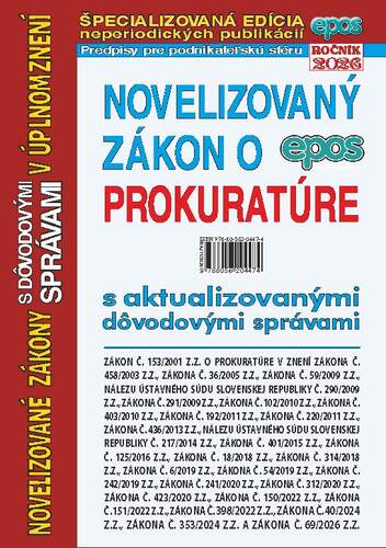 Novelizovaný zákon o prokuratúre 11/2026