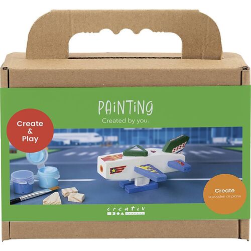 Mini sada na maľovanie pre deti - lietadlo