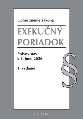 Exekučný poriadok, 1. vydanie 6/2026