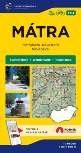 Mátra turistatérkép [TT14] - Mátraháza-Kékestető térképével