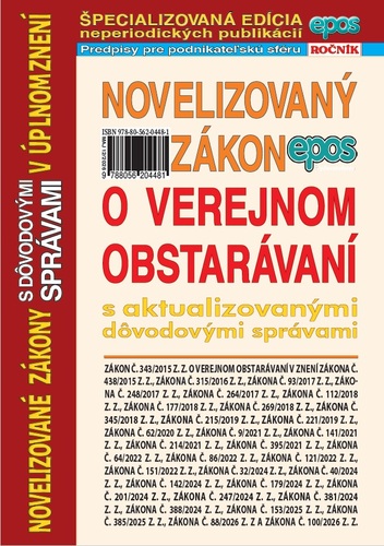 Novelizovaný zákon o verejnom obstarávaní 12/2026
