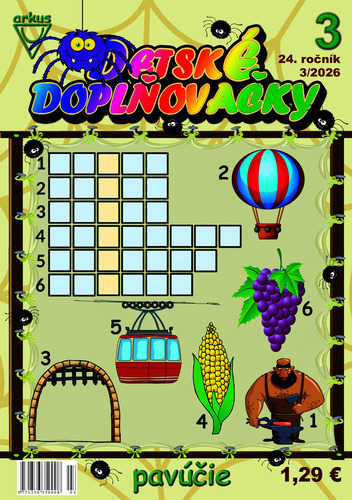 Detské doplňovačky 3 2026 pavúčie
