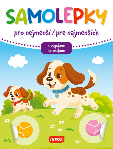 Samolepky pro nejmenší / Samolepky pre najmenších - s pejskem / so psíkom