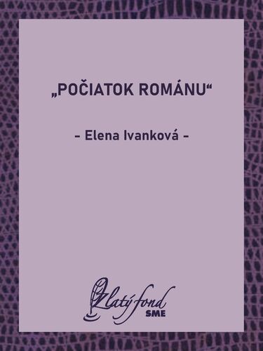 „Počiatok románu“