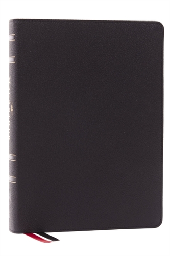 LSB, MacArthur Study Bible, Black Genuine Leather, Comfort Print, Thumb Indexed