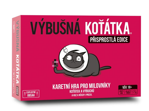 Hra výbušný koťátka: Přisprostlá edica- nová verzia (hra v češtine)