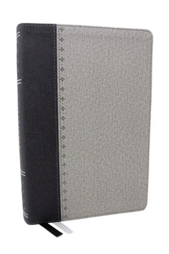 Alexander Maclaren Study Bible: Encouragement and Insights for a Christ-Centered Life (NKJV, Black/Gray Leathersoft, Comfort Print, Thumb Indexed)