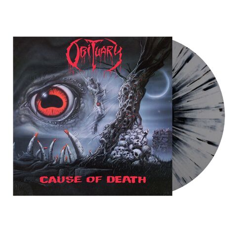 Obituary - Cause Of Death (Remastered) (Grey with Black Splatter) LP