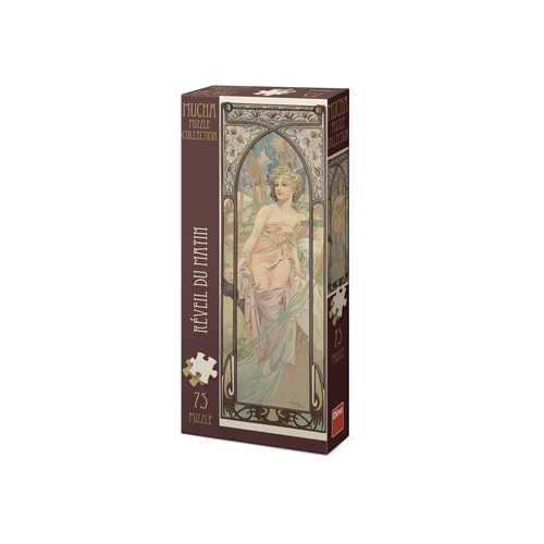 Puzzle panoramatické Alfons Mucha – Záře dne 75 Dino