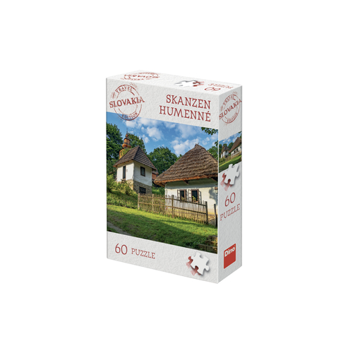 Puzzle edícia Travel – Skanzen Humenné 60 Dino