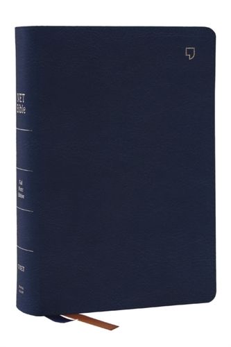 NET Bible, Full Notes Edition (NET, Blue Leathersoft, Comfort Print, Thumb Indexed)