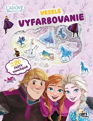 Veselé vyfarbovanie so super samolepkami - Ľadové kráľovstvo