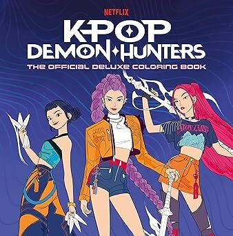 KPop Demon Hunters: Official Colouring Book