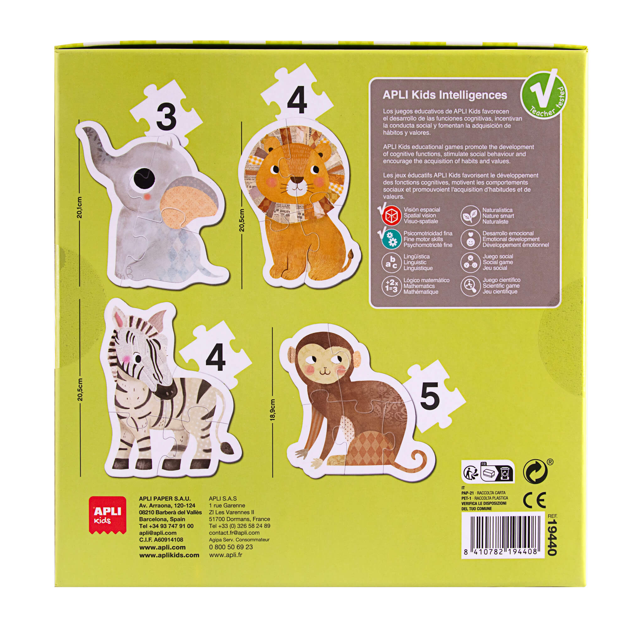 APLI Moje prvé puzzle Savana