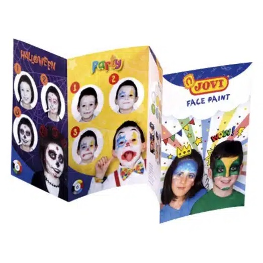 JOVI farby na tvár Halloween sada s príslušenstvom 6x8 ml