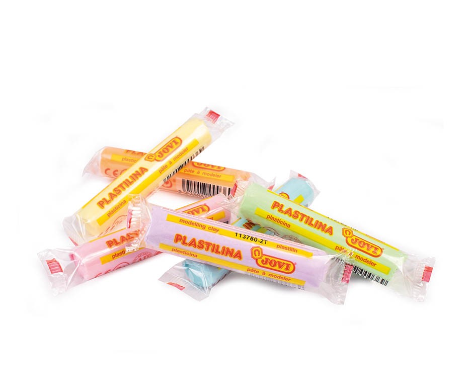 JOVI plastelína pastelové farby 6x15 g