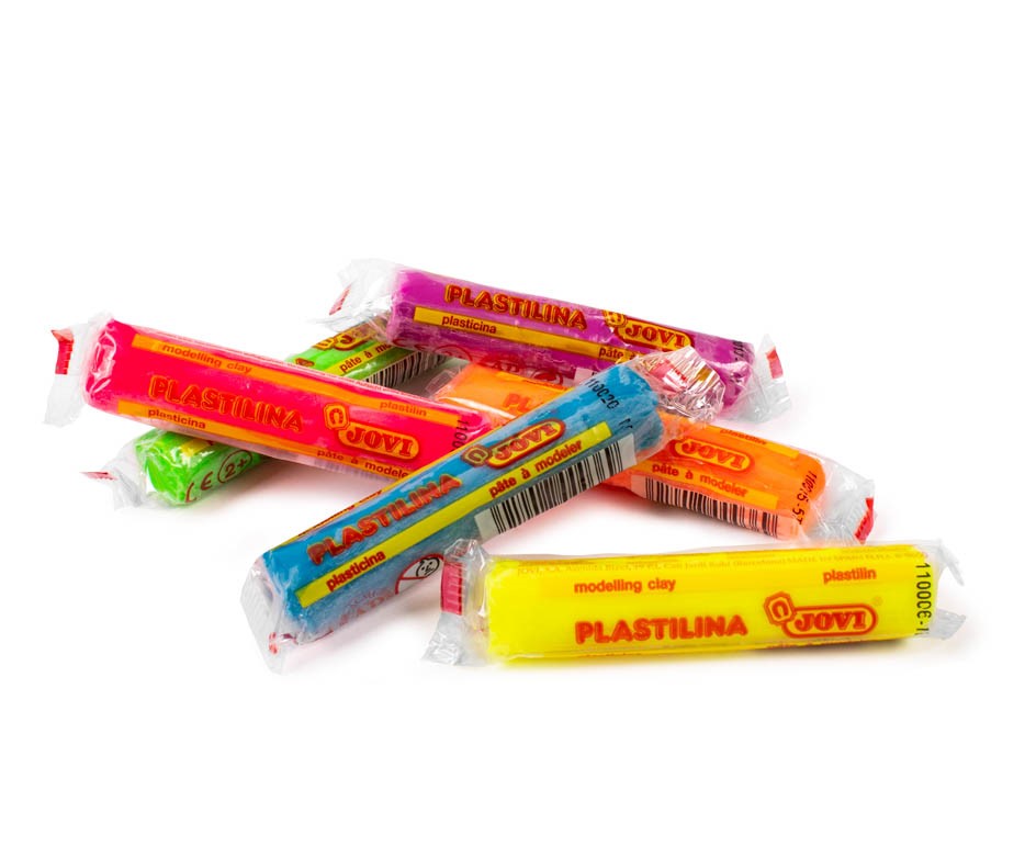 JOVI plastelína neonové farby 6x15 g