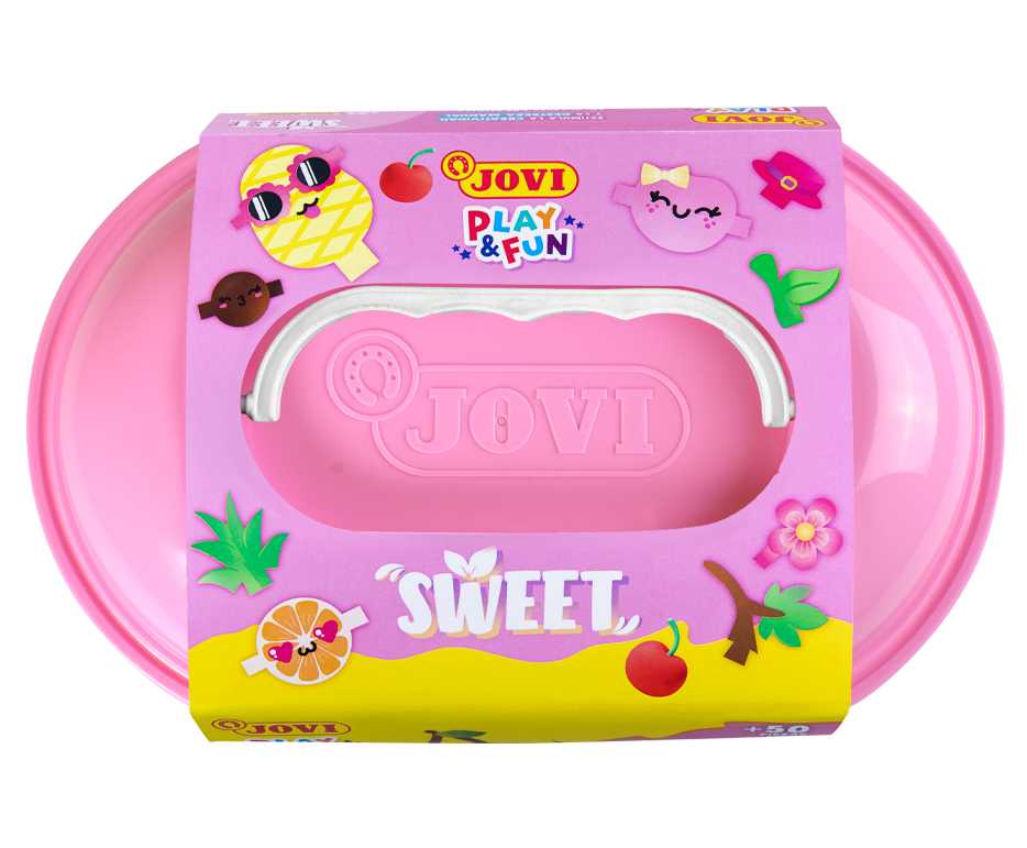 JOVI Play&Fun plastelína kufrík 50ks Sweet