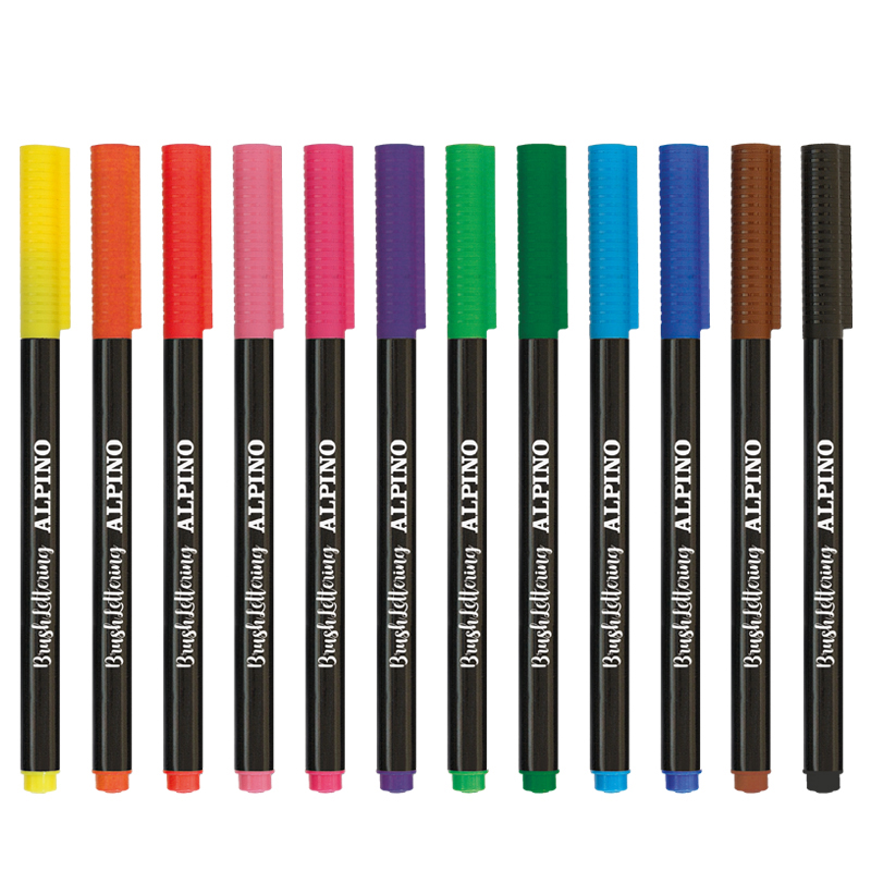 Alpino Štetcové fixky Color Experience 12 ks