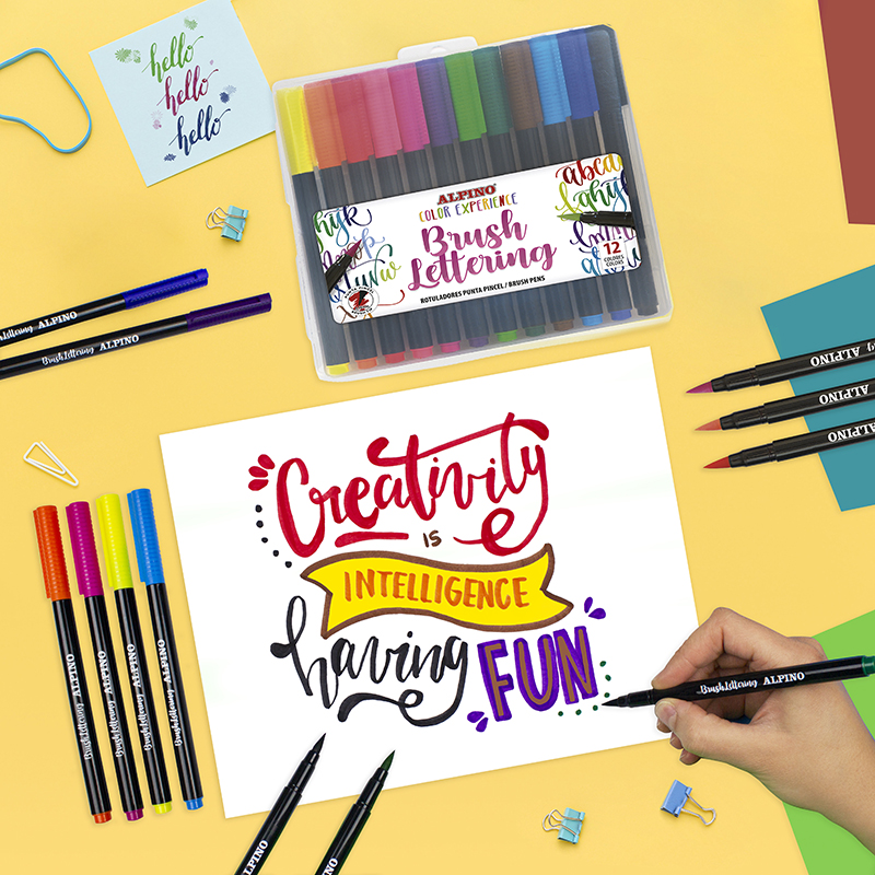 Alpino Štetcové fixky Color Experience 12 ks