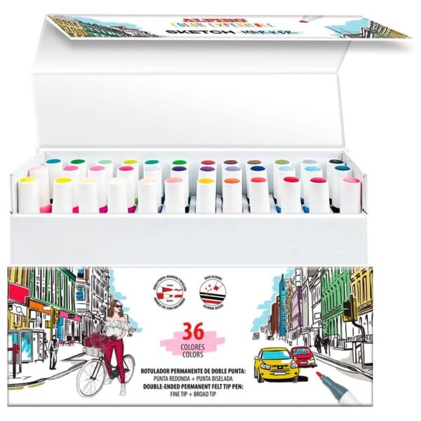 Alpino Fixky na skice Color Experience 36 ks