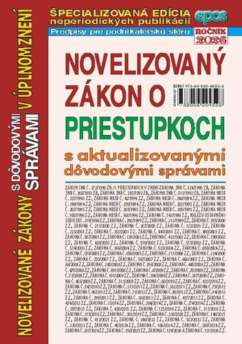 Novelizovaný zákon o priestupkoch 13/2026