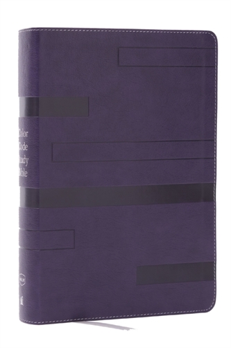 Color Code Study Bible, Revealing God's Truth Color by Color (NKJV, Purple Leathersoft, Red Letter)
