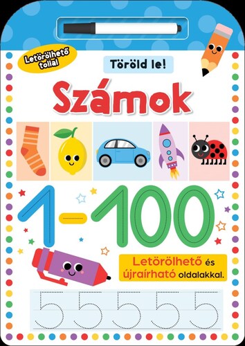 Töröld le - Számok - Letörölhető tollal