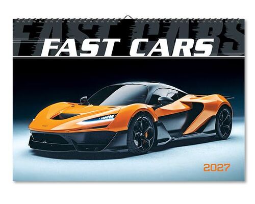 Nástenné kalendáre Fast cars 2027
