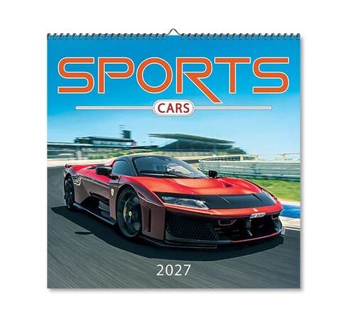 Nástenné kalendáre Sports Cars 2027