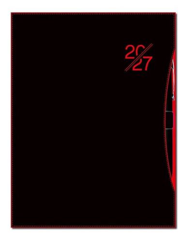 Diáre Týždenný diár A5 - SMART red 2027