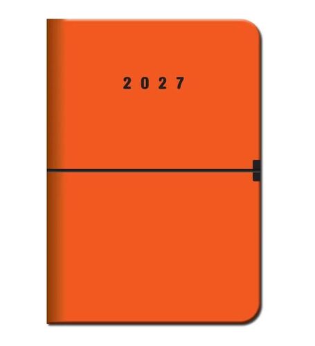 Diáre Týždenný diár A5 riadkový - CAPRI oranžový 2027