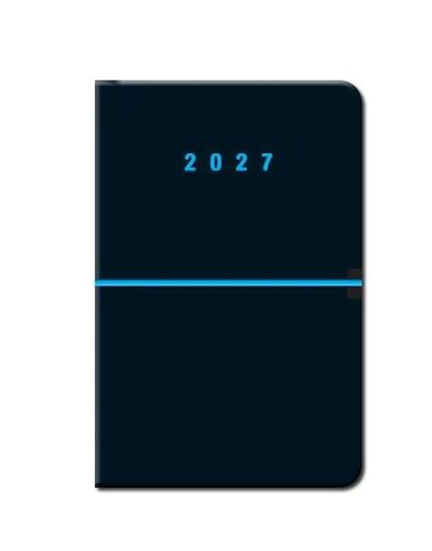 Diáre Mini diár A6 - CAPRI čierny 2027