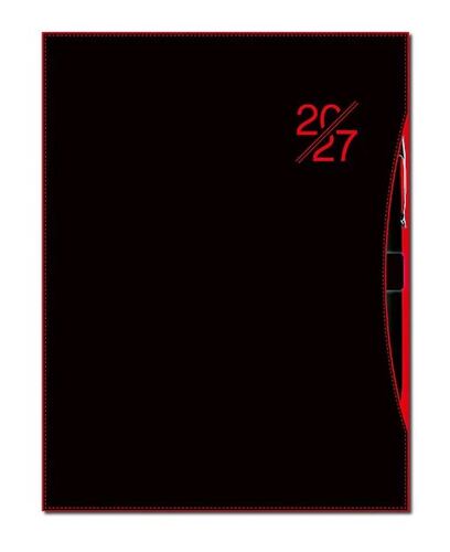 Diáre Denný diár A5 - SMART red 2027