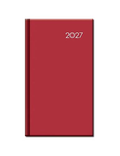Diáre Mini diár FSC A6 - FALCON červený 2027