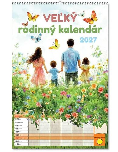 Nástenné kalendáre Veľký rodinný kalendár 2027