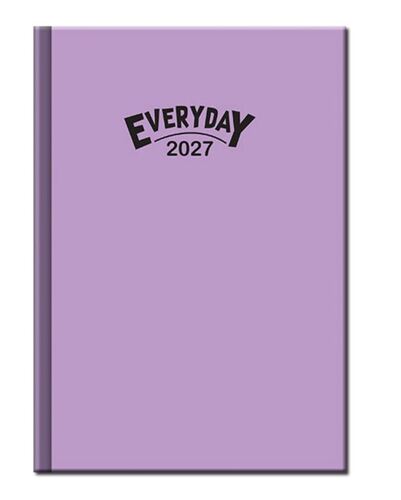 Diáre Denný diár A5 - Everyday COLORS fialový 2027